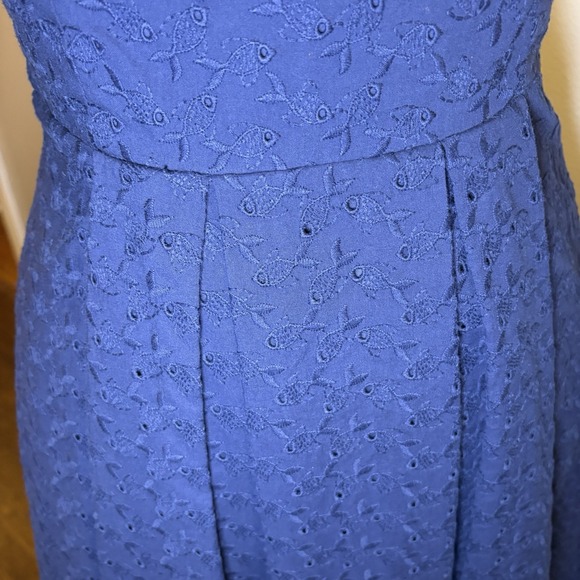 Lilly Pulitzer Cyndi Halter Dress True Navy Fishy Eyelet Size 00 $198 retail NWT - Picture 12 of 16